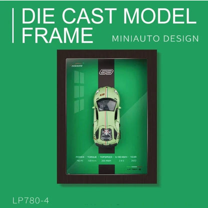 Die Cast Car Model Frame Green