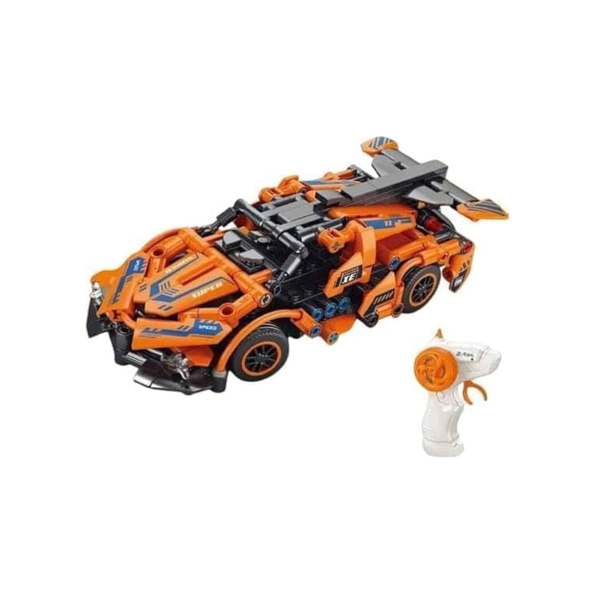 RC 319 Piece Car Building Block Set Orange – The Culinarium