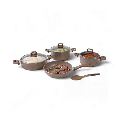 Leydi 7 Piece Pot Set Beige