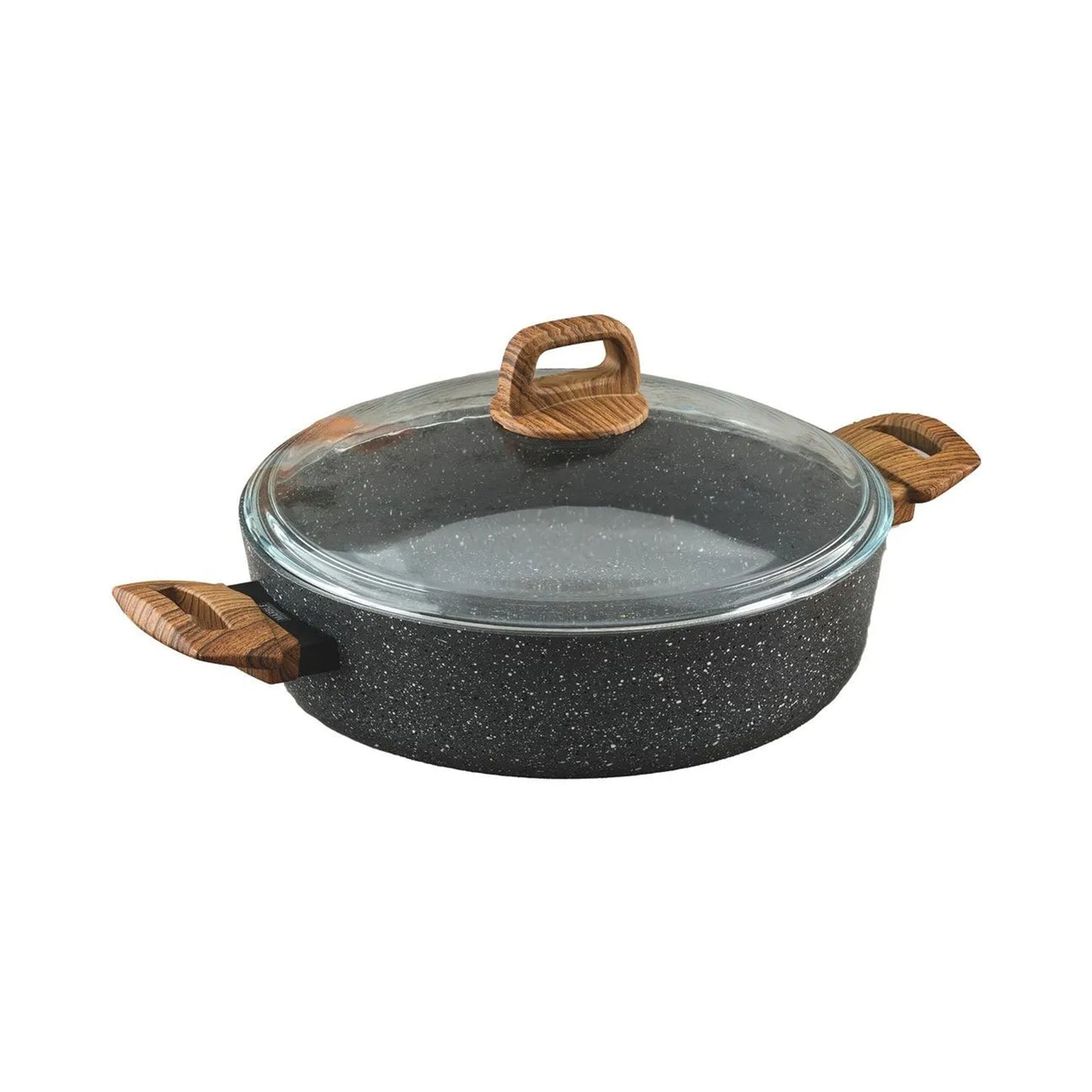 Leydi Natura Kısa 28cm Low Casserole Grey