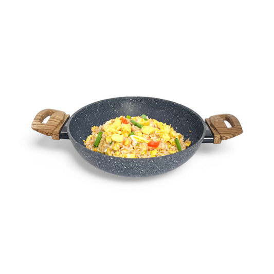 Leydi Natura Sahan 22cm Granite Egg Pan Grey