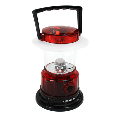 Life Gear Portable LED Camping Lantern Red