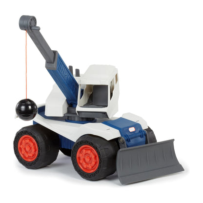 Little Tikes Dirt Digger Plow & Wrecking Ball Blue & White