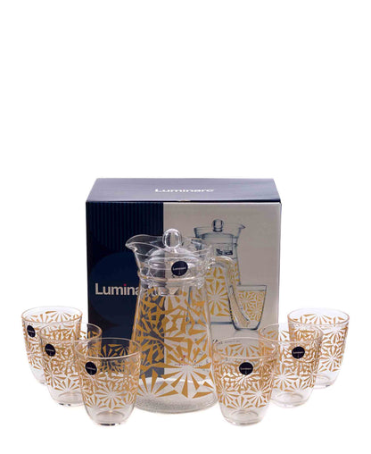 Luminarc 7 Piece Sofya Drink Set - Clear