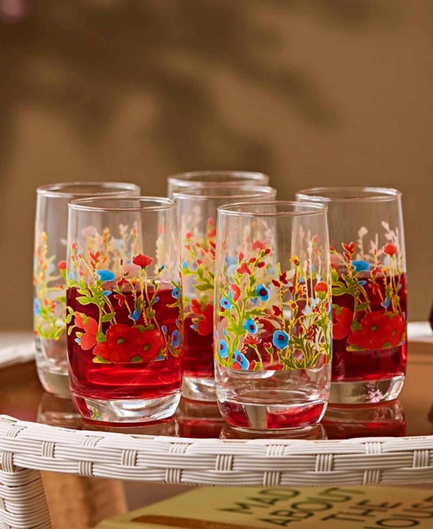 Luminarc 6 Piece Rose Labelle Tumbler Set - Clear