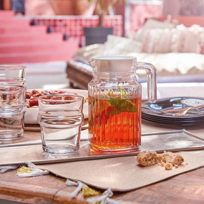 Luminarc Quadro 0.5Lt Jug with Lid Clear