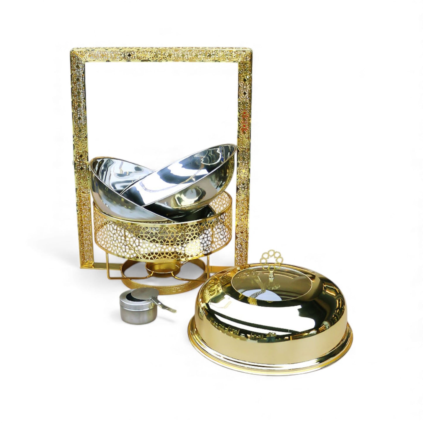 8Lt Hanging Chafing Dish Gold