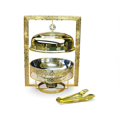 8Lt Hanging Chafing Dish Gold