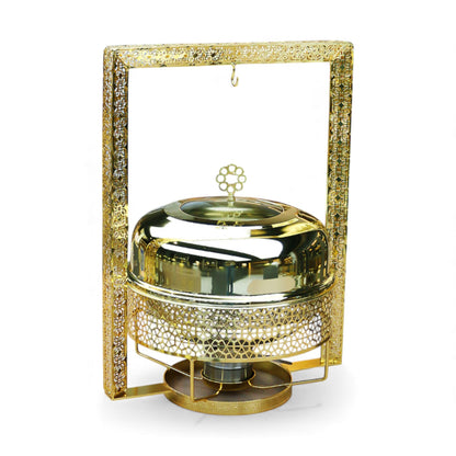 8Lt Hanging Chafing Dish Gold
