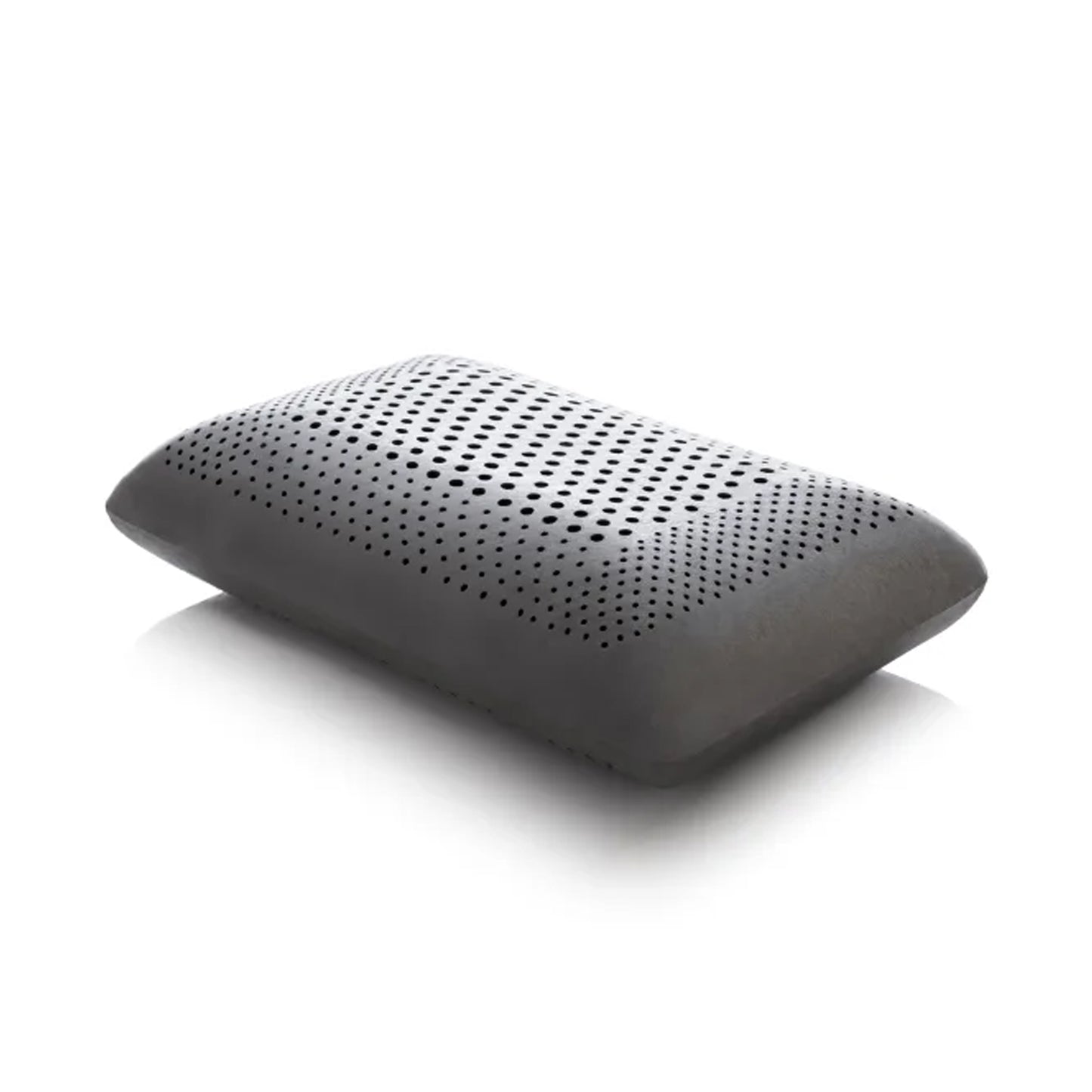 Malouf Bamboo Charcoal Z Zoned Memory Foam Pillow Grey