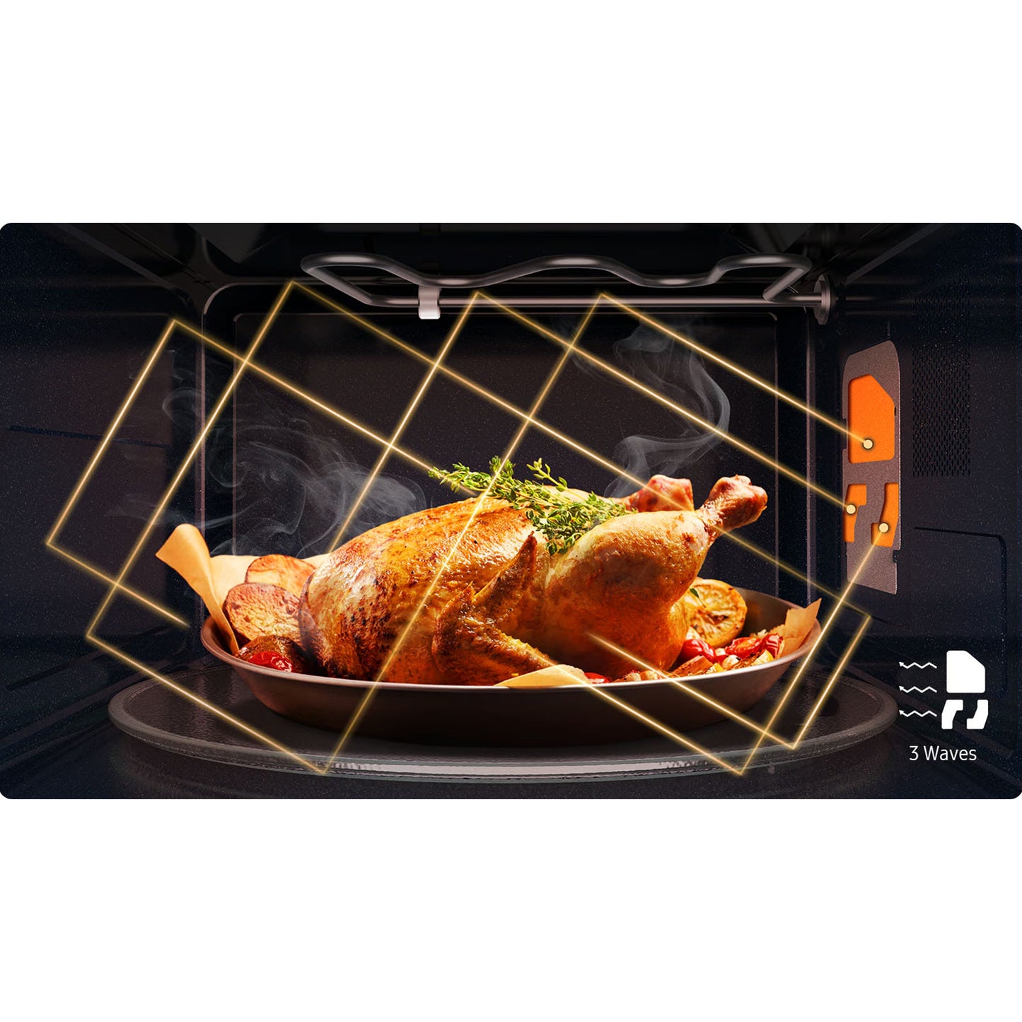 Samsung 40L Grill Microwave Oven Silver