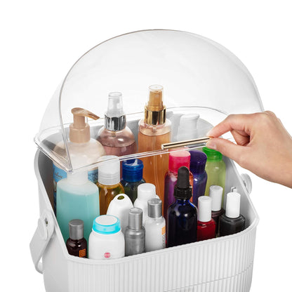 Antalya Cosmetic Organiser with 2 Drawers White