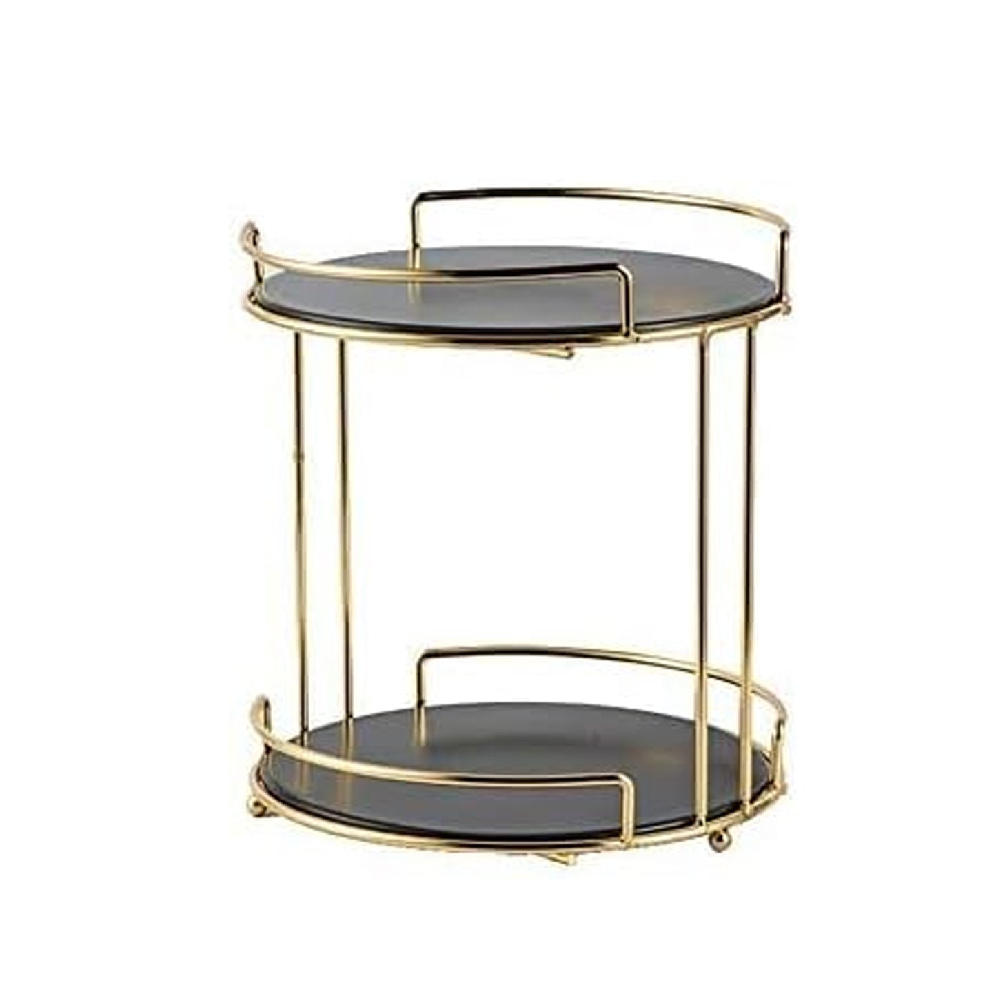 Urban Decor Marble Cake Stand Black