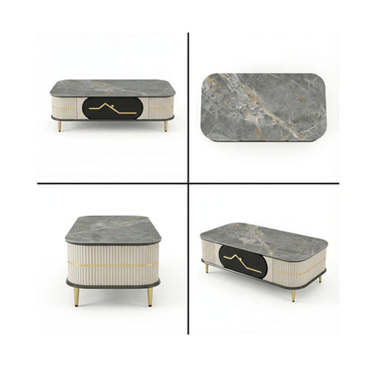 Marble Top Coffee Table Multicoloured