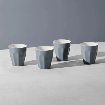 Maxwell & Williams Blend 4 Piece Sala Latte Cup Set Charcoal