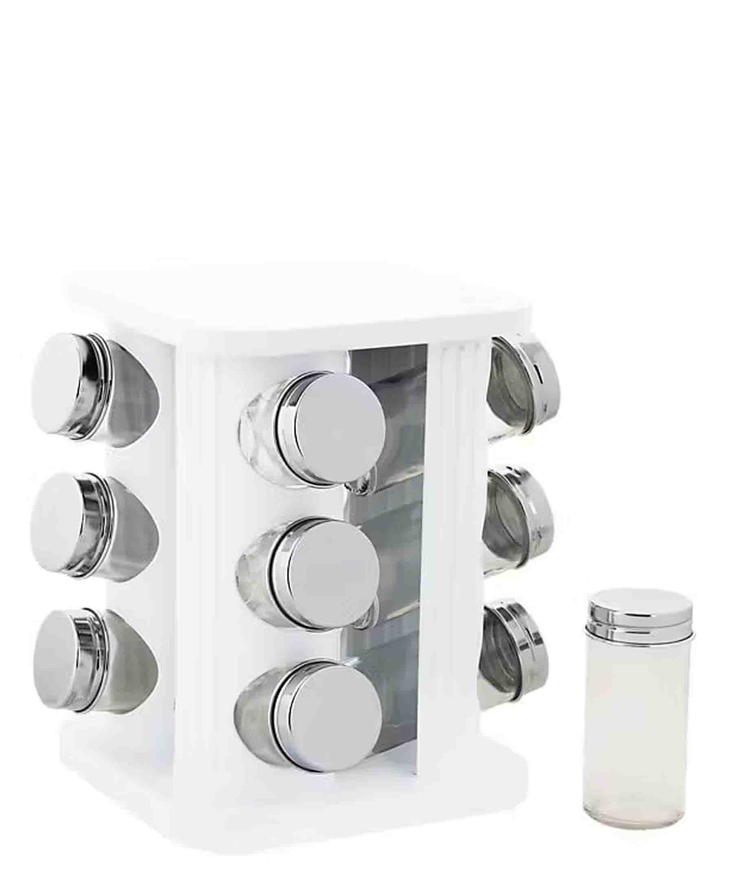 Maxwell & Williams 12 Piece Astor Spice Rack - White