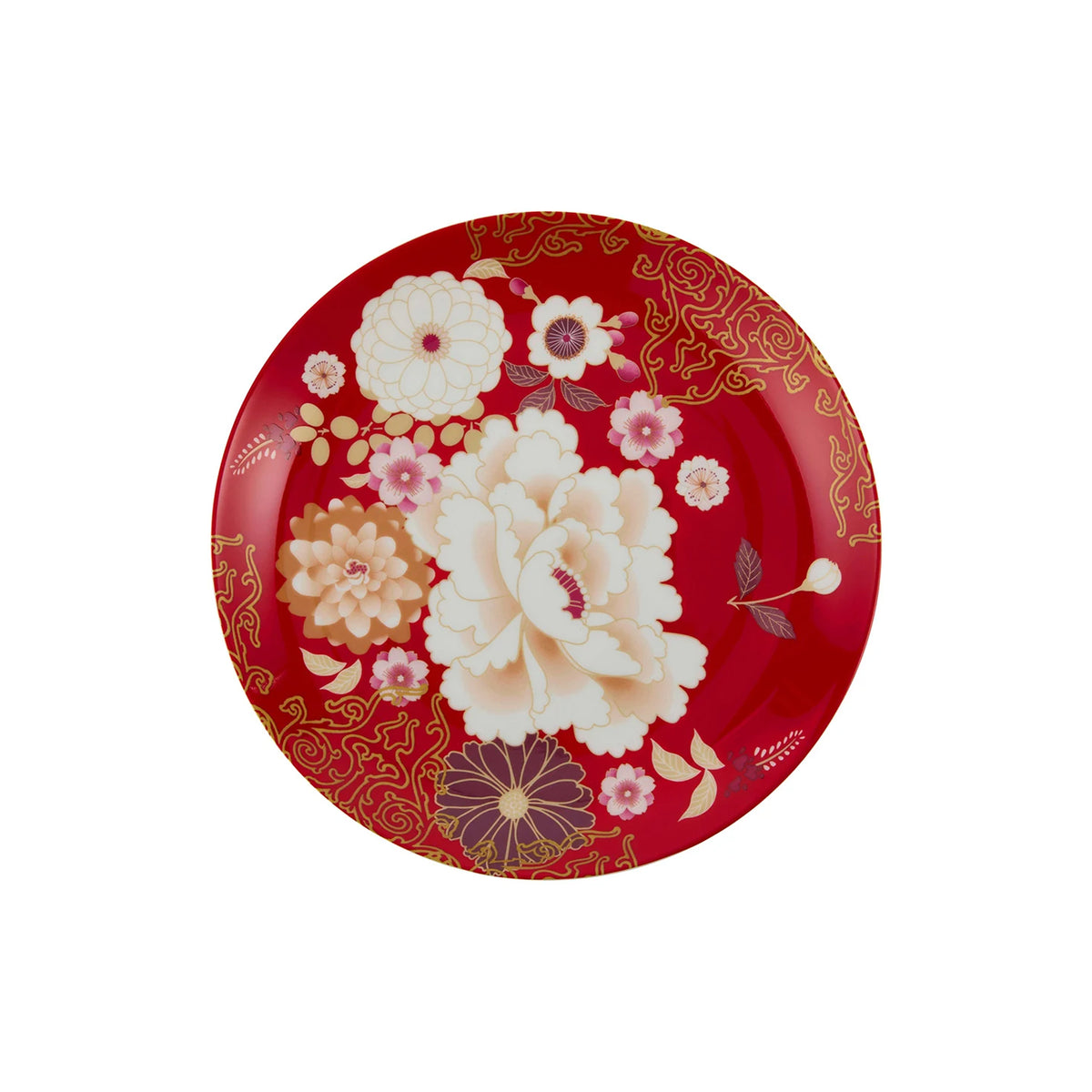 Maxwell & Williams 20cm Kimono Cake Plate Red