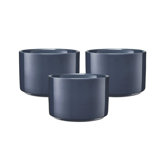Maxwell & Williams 3 Piece 355ml Indulgence Ramekin Set Slate Blue