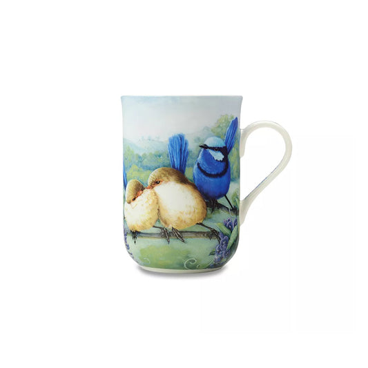 Maxwell & Williams Birds Of Australia 300ml Splendid Fairy Wren Mug Multicoloured