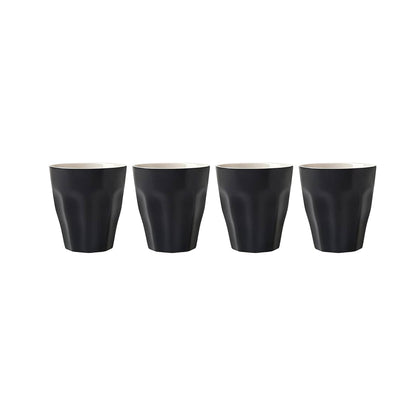 Maxwell & Williams Blend 4 Piece Sala Latte Cup Set Black