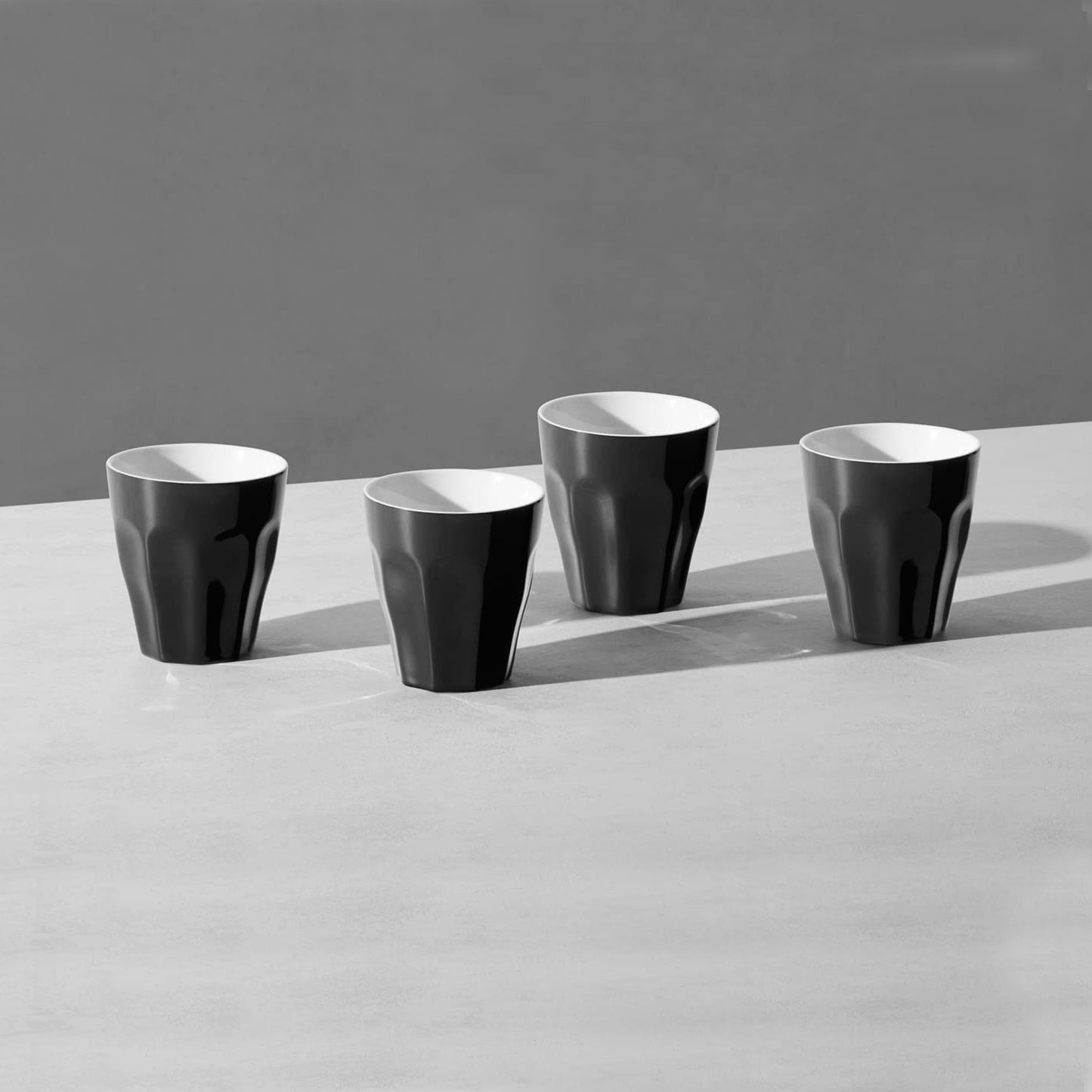 Maxwell & Williams Blend 4 Piece Sala Latte Cup Set Black