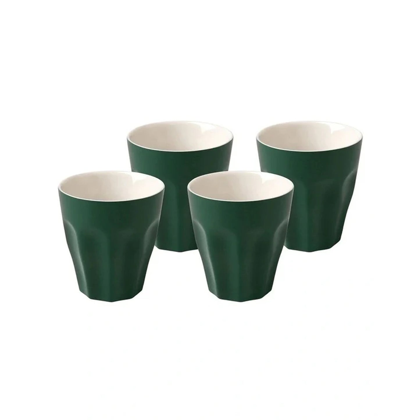 Maxwell & Williams Blend 4 Piece Sala Latte Cup Set Forest Green