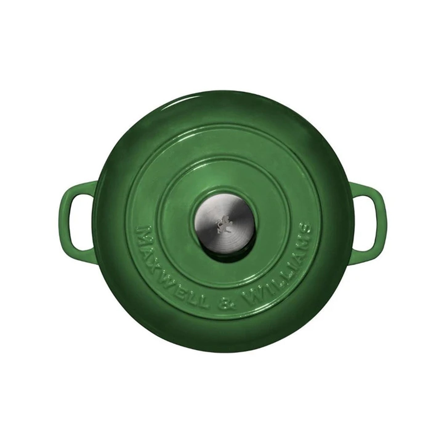 Maxwell & Williams 3.3Lt Cast Iron Round Casserole English Racing Green