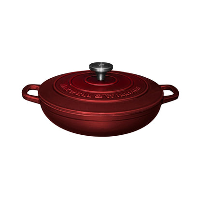 Maxwell & Williams Cast Iron 3.3Lt Braiser Merlot