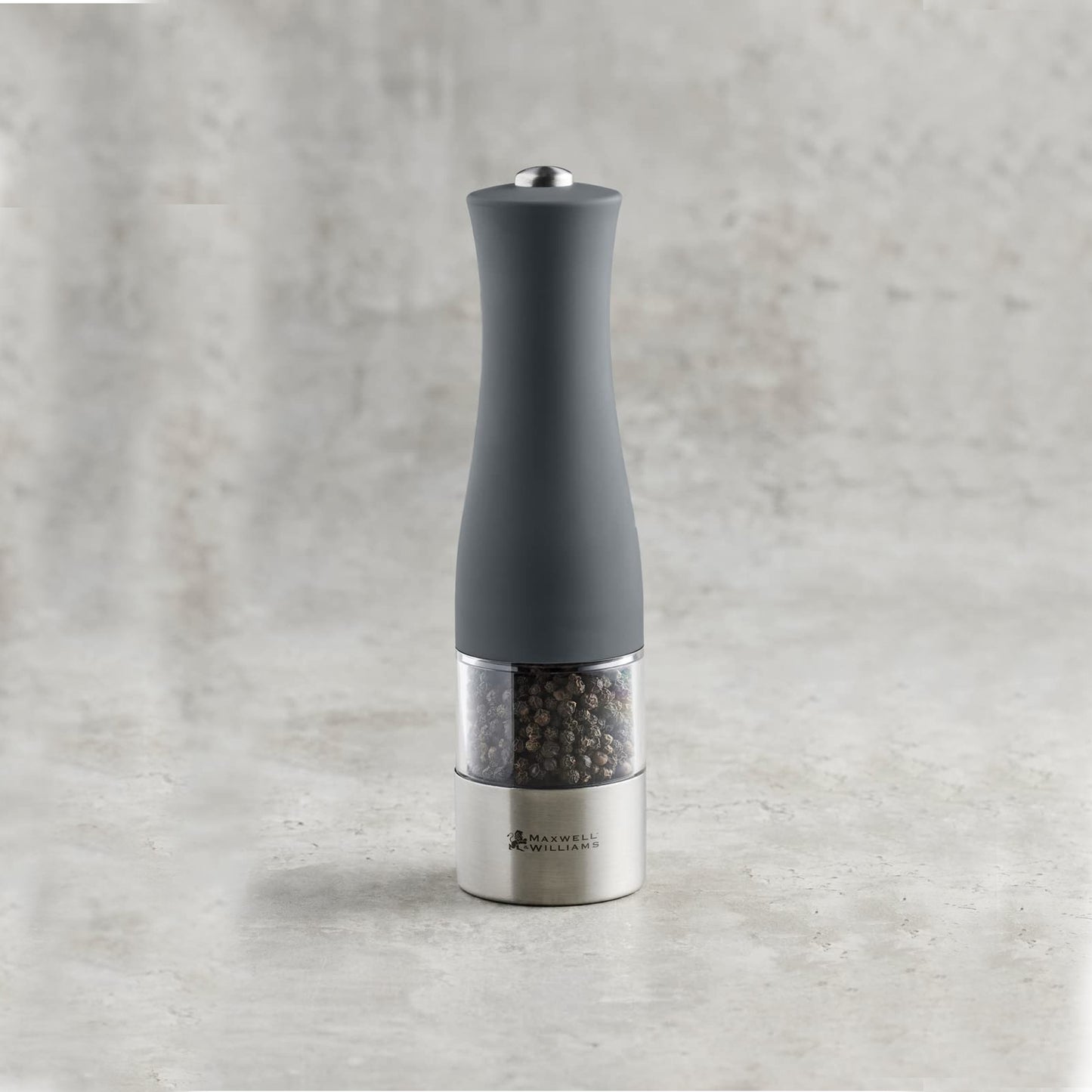 Maxwell & Williams Cosmopolitan Electric Salt & Pepper Mill Grey