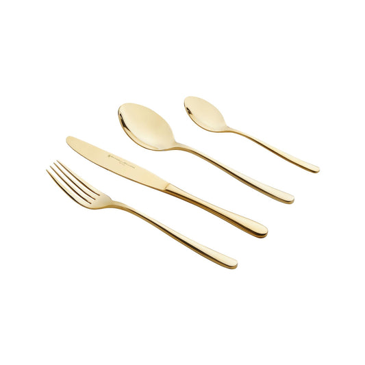 Maxwell & Williams Leveson 24 Piece Cutlery Set Champagne