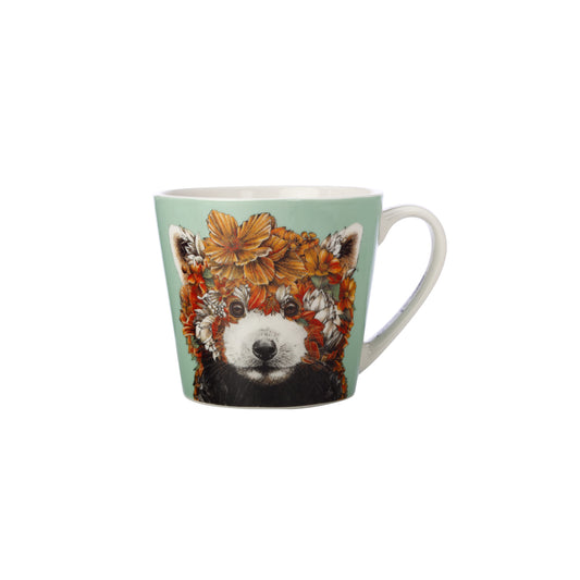 Maxwell & Williams Marini Ferlazzo Wild Planet Red Panda Mug Green