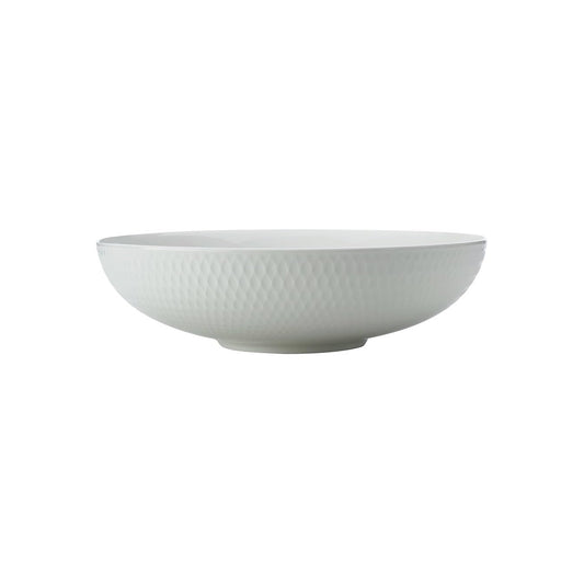 Maxwell & Williams Diamonds 28cm Round Serving Bowl White