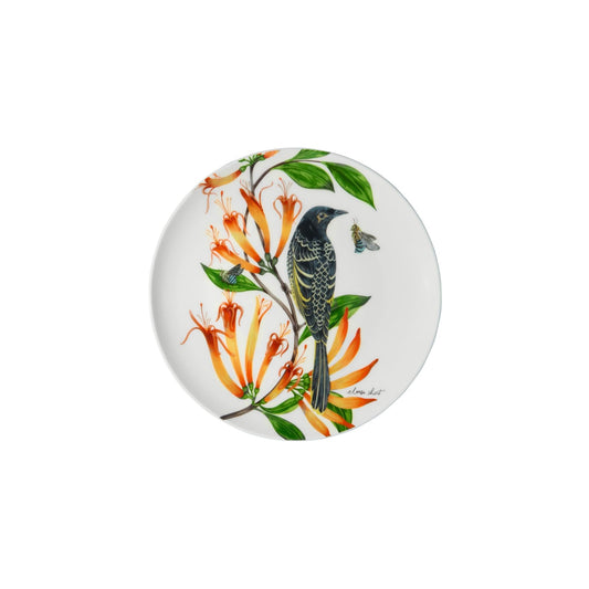 Maxwell & Williams 20cm Eloise Short Lyric Coupe Plate Regent Honeyeater Multicoloured