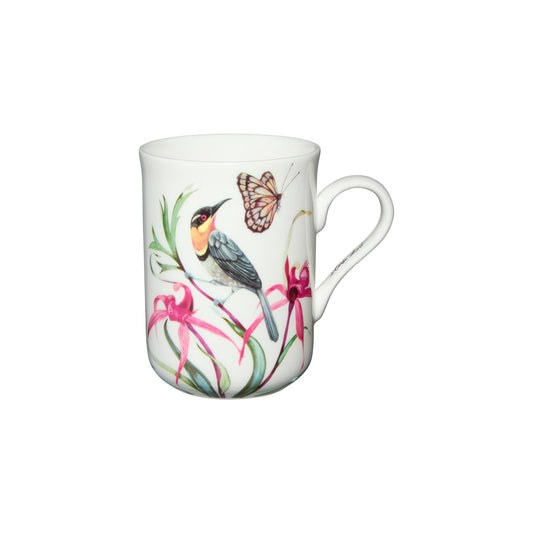 Maxwell & Williams 330ml Eloise Short Lyric Spinebill Honeyeater Mug Multicoloured