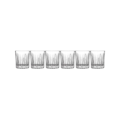 Maxwell & Williams Empire Double Old Fashion 6 Piece Glass Set Clear