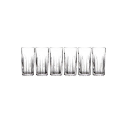 Maxwell & Williams Empire 6 Piece 360ml Highball Glass Set Clear