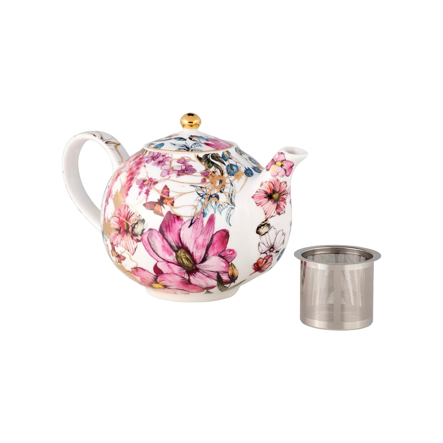 Maxwell & Williams 1Lt Estelle Michaelides Enchantment Teapot With Infuser White