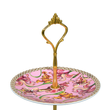 Maxwell & Williams Mystique 2 Tier Cake Stand Multicoloured