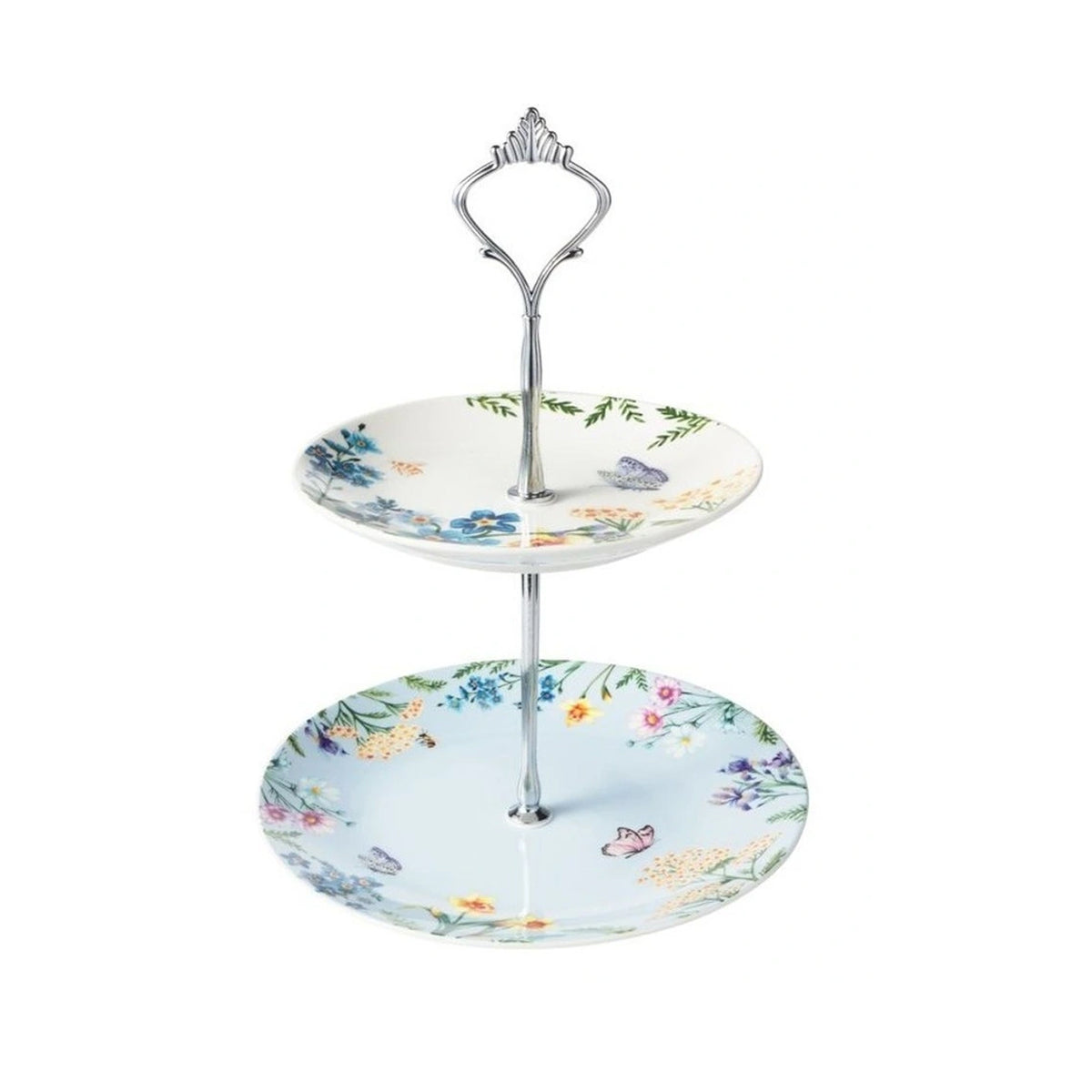 Maxwell & Williams Fluttering Meadow 2 Tiered Cake Stand