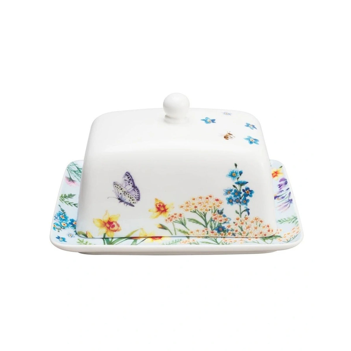 Maxwell & Williams Fluttering Meadow Butter Dish