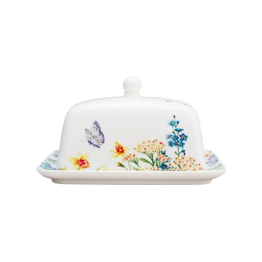 Maxwell & Williams Fluttering Meadow Butter Dish