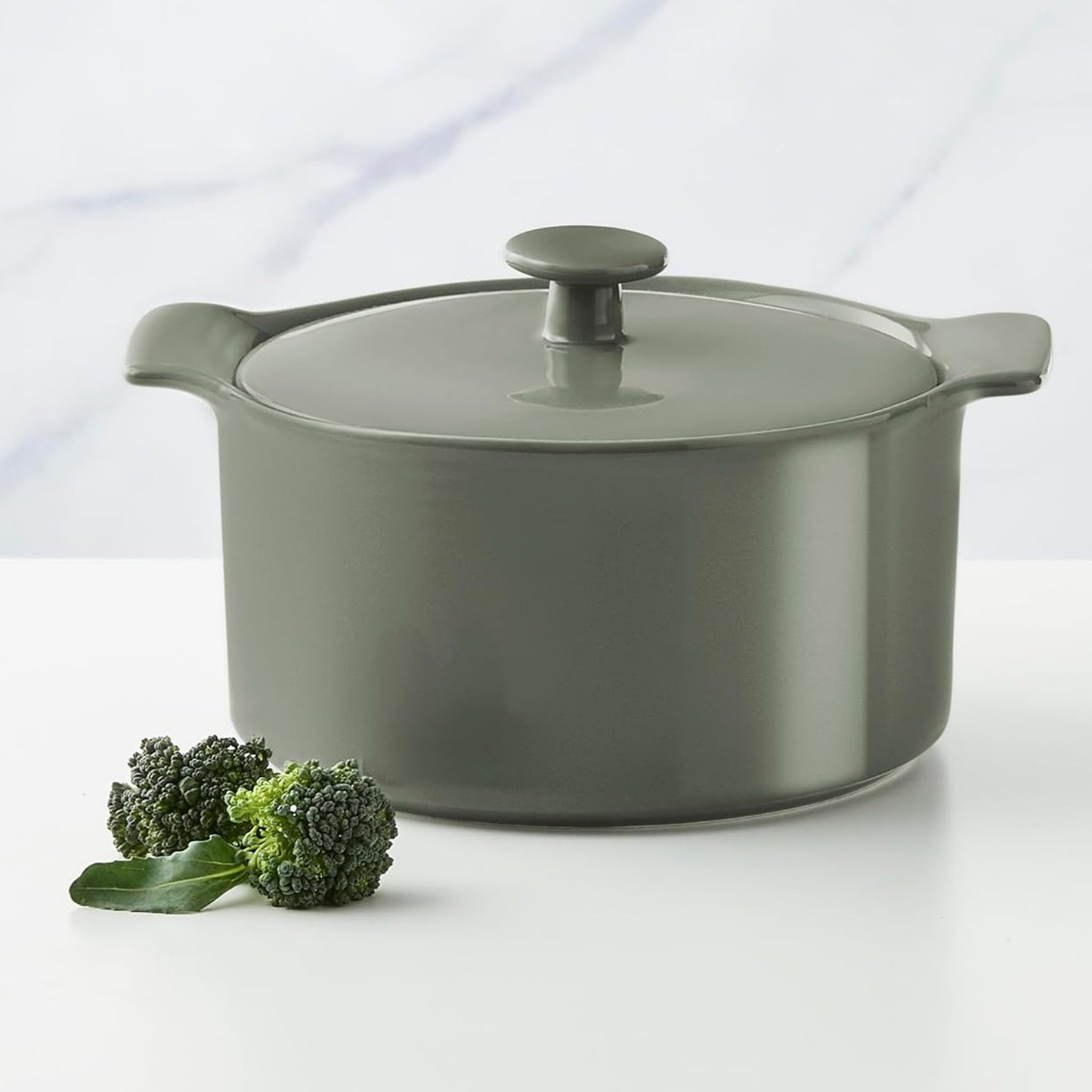 Maxwell & Williams Indulgence 1.3Lt Round Casserole Sage