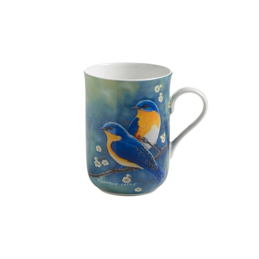 Maxwell & Williams Birds Of The World 300ml Bluebirds Mug Multicoloured