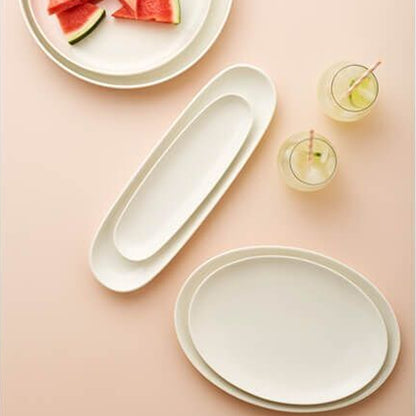 Maxwell & Williams White Basics 40 x 12.5cm Oblong Platter White