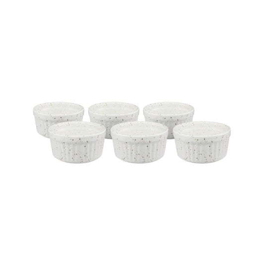 Maxwell & Williams Speckle 6 Piece Ramekin Set Cream