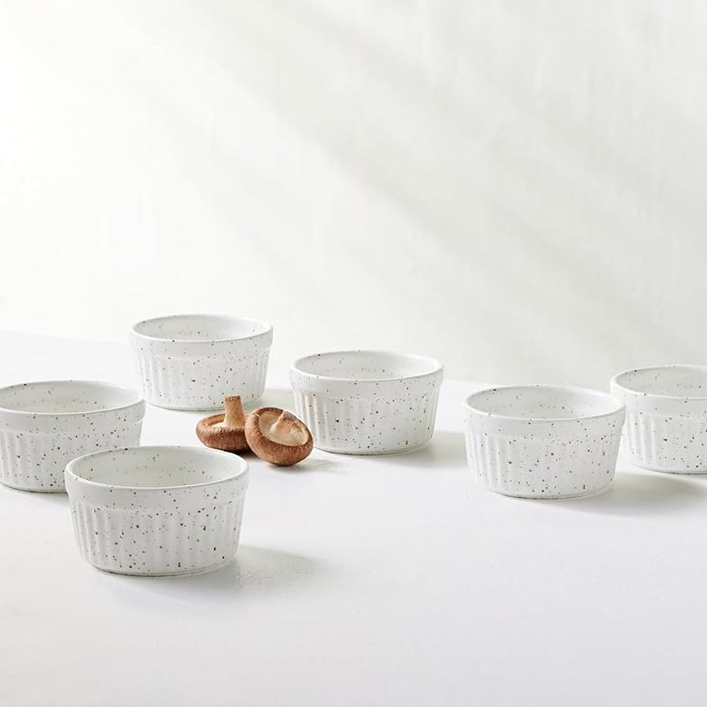 Maxwell & Williams Speckle 6 Piece Ramekin Set Cream