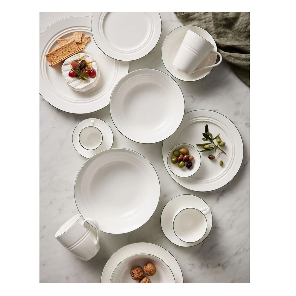 Maxwell & Williams White Basics Edge 20cm Soup & Pasta Bowl