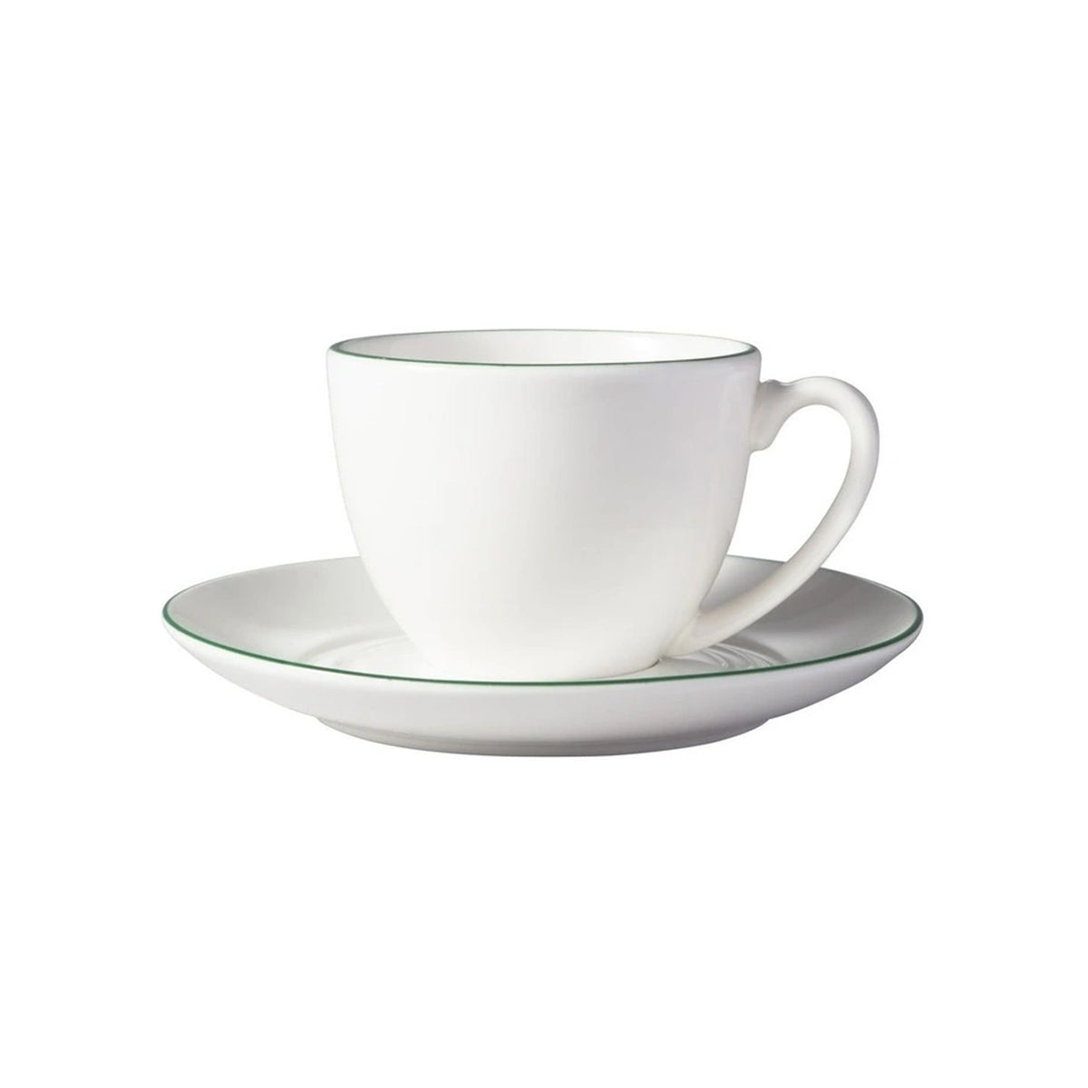 Maxwell & Williams White Basics Edge 90ml Coupe Demi Cup & Saucer