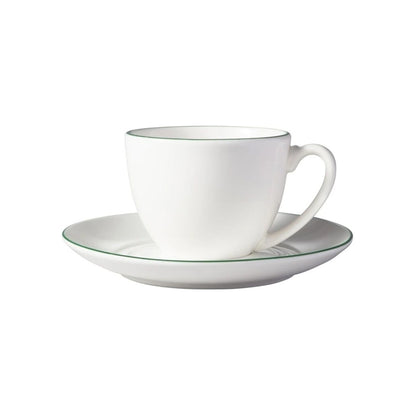 Maxwell & Williams White Basics Edge 90ml Coupe Demi Cup & Saucer