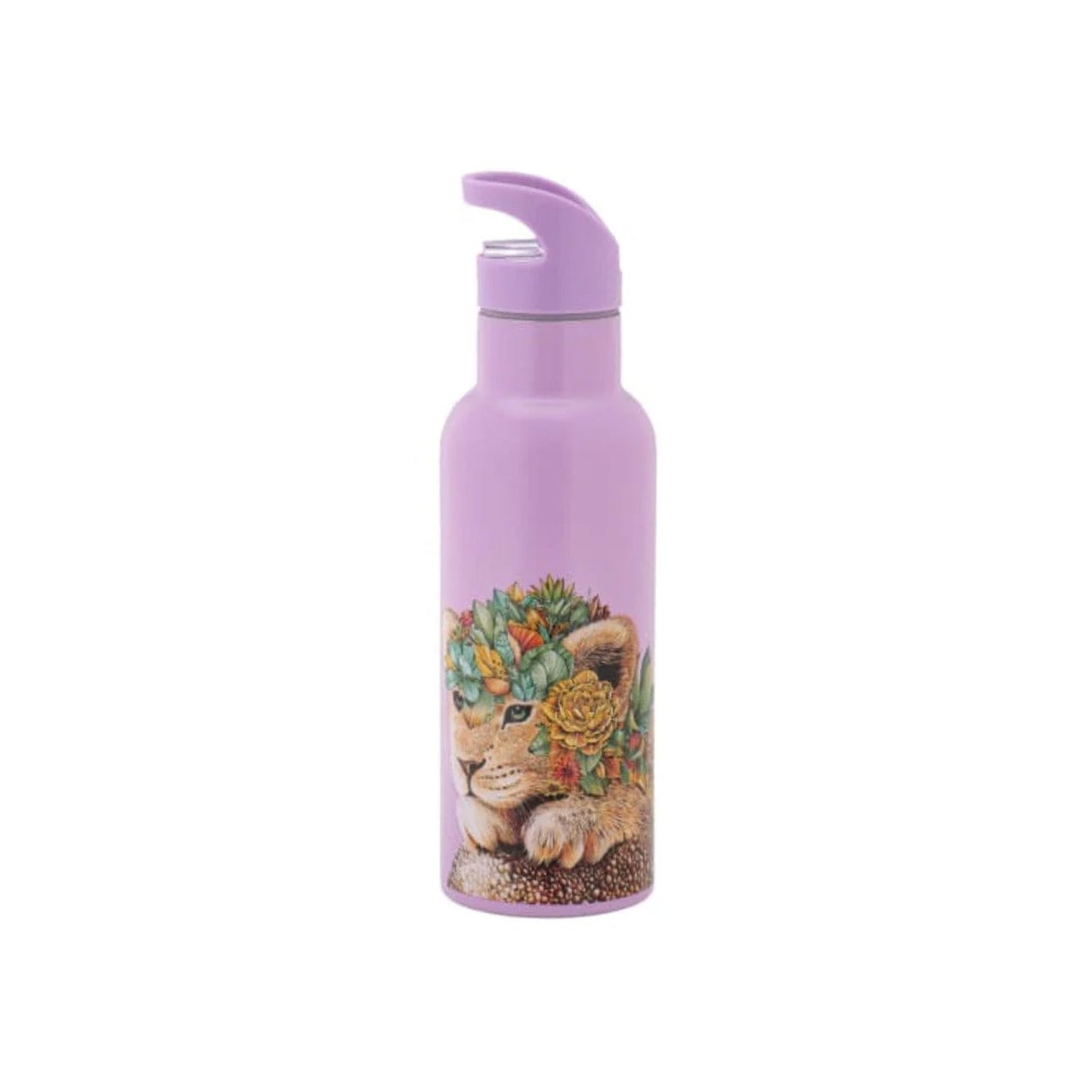 Maxwell & Williams Wild Planet 500ml Lion Bottle Purple